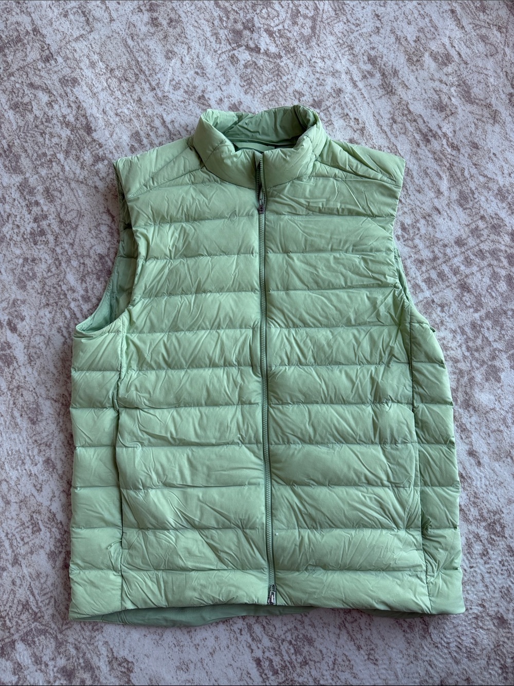 lululemon athletica Light Green Puffer Vest